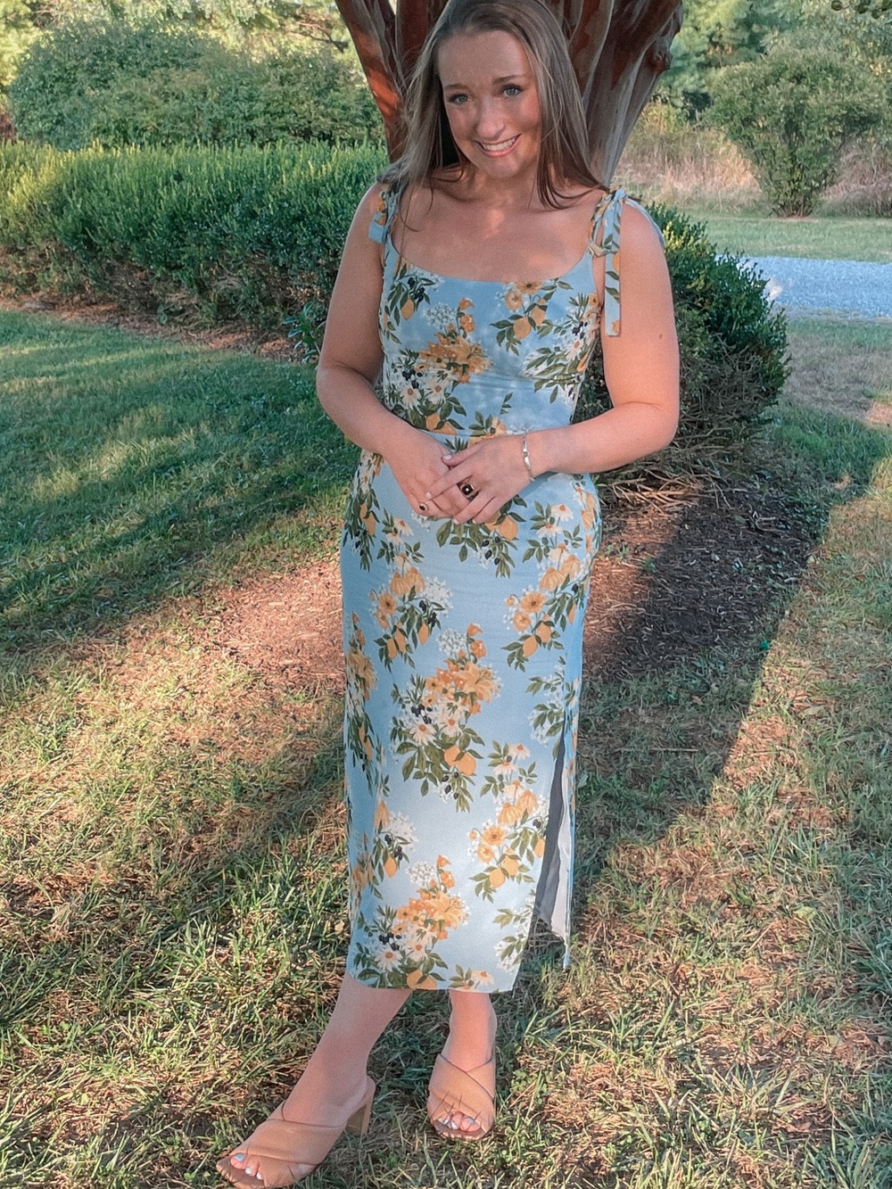 Reformation Besse Dress in Amalfi